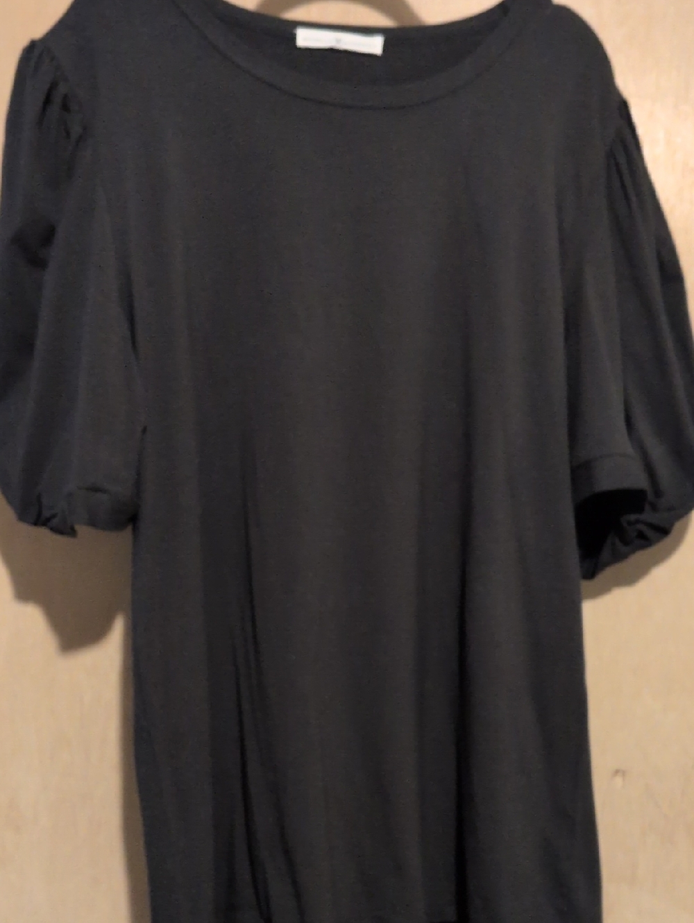 Black Puff Sleeve Women’s Top